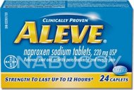Aleve Pain Relief Naproxen Sodium 220mg Caplets (24CAPS)