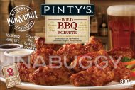 Pinty's Bold BBQ Chicken Wings 890G
