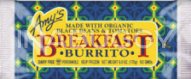 Amy's Kitchen Breakfast Burrito Organic Black Beans & Tomatoes 170G