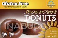 Kinnikinnick Gluten Free Chocolate Dipped Donuts 320G