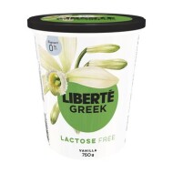 0% Lactose Free Vanilla Greek Yogurt 750 g