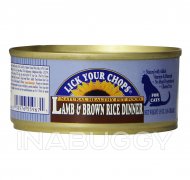 Lick Your Chops Cat Food Brown Rice Dinner & Lamb 156G 