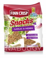 Finn Crisp Rye Snacks Garlic & Herbs 130G 