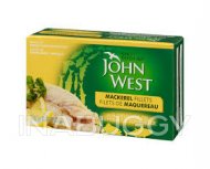 John West Mackerel Fillets In Sunflower Oil 125G 