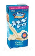 Blue Diamond Milk Almond Vanilla Unsweetened 1.89L 