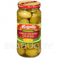 Mezzetta Olives Garlic Stuffed 398ML 