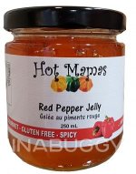 Hot Mamas Jelly Gluten Free Red Pepper 250ML 