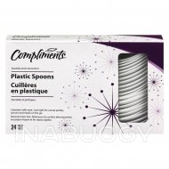 Compliments Spoons Plastic (24PK)
