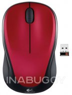 Logitech M317 Wireless Mouse Red 1EA 