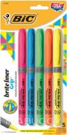 Bic Brite Liner Assorted With Grip (5PK) 