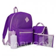 George Backpack Set Purple (4PC) 