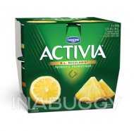 Danone Activia Yogurt Lemon Pineapple (8PK) 100G 