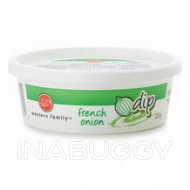 Western Family Dip Chip French Onion 225G 