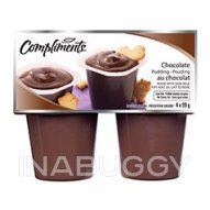 Compliments Pudding Chocolate 99G (4PK)