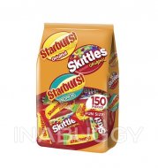 Skittles & Starburst Candy Bars (150PK)