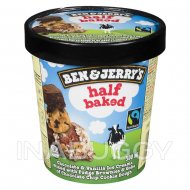 Ben & Jerry's Ice Cream Half Baked 500ML