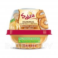 Sabra Grab N Go Hummus Roasted Garlic With Classic Pretzels 129G 