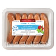 Marcangelo Sausages Turkey Italian Mild Gluten Free (6PK) 450G