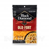Black Diamond Cheddar Cheese Old Shredded 340G