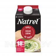 Natrel Cream 18% Table 473ML 