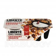 Liberté  Greek Crunch Yogurt 2% Plain (2PK) 130G