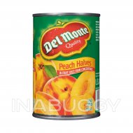 Del Monte Peach Halves In Fruit Juice 398ML 