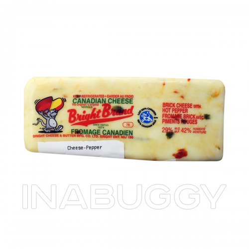 Bright Brand Cheese With Hot Pepper ~100G - Rowe Farms, Toronto