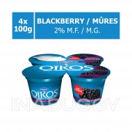 Danone Oikos Yogurt Greek 2% Blackberry (4PK) 100G