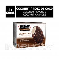 So Delicious Coconut Frozen Dessert Bars Coconut Almond Dairy-Free (4PK) 68ML
