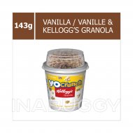 YoCrunch Vanilla Yogurt With Kellogg's Granola Topping 143G