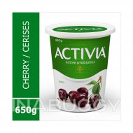 Activia Yogurt With Probiotics Cherry Flavour 650G