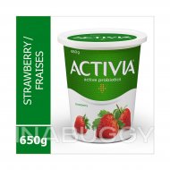 Activia Yogurt With Probiotics Strawberry Flavour 650G