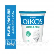 OIKOS Organic Greek Yogurt Plain 3.25% M.F. 625G
