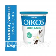 OIKOS Organic Greek Yogurt Vanilla Flavour 3.25% M.F. 625G