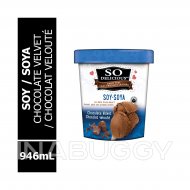 So Delicious Soy Frozen Dessert Chocolate Velvet Flavour Dairy-Free 946ML
