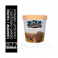 So Delicious Cashew Frozen Dessert Creamy Chocolate Dairy-Free 500ML
