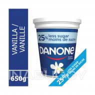 Danone Creamy Yogurt Vanilla Flavour 650G