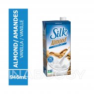 SILK Almond Beverage Vanilla Flavour Dairy-Free 946ML
