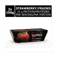Danone YoPRO Skyr Yogurt 0% Strawberry (2PK) 150G