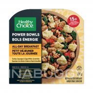 Healthy Choice Power Bowls All Day Breakfast Frozen Meal Turkey Sausage & Egg White Scramble 204G Healthy Choice Power Bowls All Day Breakfast Frozen Meal Turkey Sausage & Egg White Scramble 204G