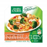 Healthy Choice Gourmet Steamers Frozen Meal Grilled Chicken Red Pepper Alfredo 292G