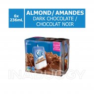 SILK Almond Beverage Dark Chocolate Flavour Dairy-Free (6PK) 236ML