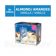 Danone Silk Almond Beverage Vanilla Dairy Free Gluten Free Soy Free (6PK) 236ML