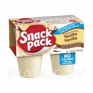 Snack Pack® No Sugar Added Vanilla Pudding (4PK) 99G