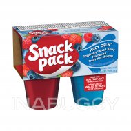 Snack Pack® Raspberry & Mixed Berry Juicy Gels™ (4PK) 99G