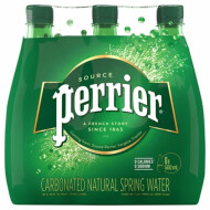 Perrier Carbonated Natural Spring Water, 6 x 500 ml