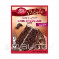 Betty Crocker Delights Cake Mix Super Moist Dark Chocolate 432G 