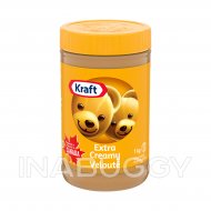 Kraft Extra Creamy Peanut Butter, 1kg 