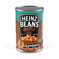 Heinz Maple Style Beans with Pure Quebec Maple Syrup, 398mL 