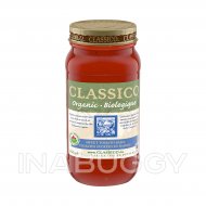 Classico Organic Sweet Tomato Basil Pasta Sauce, 650mL 